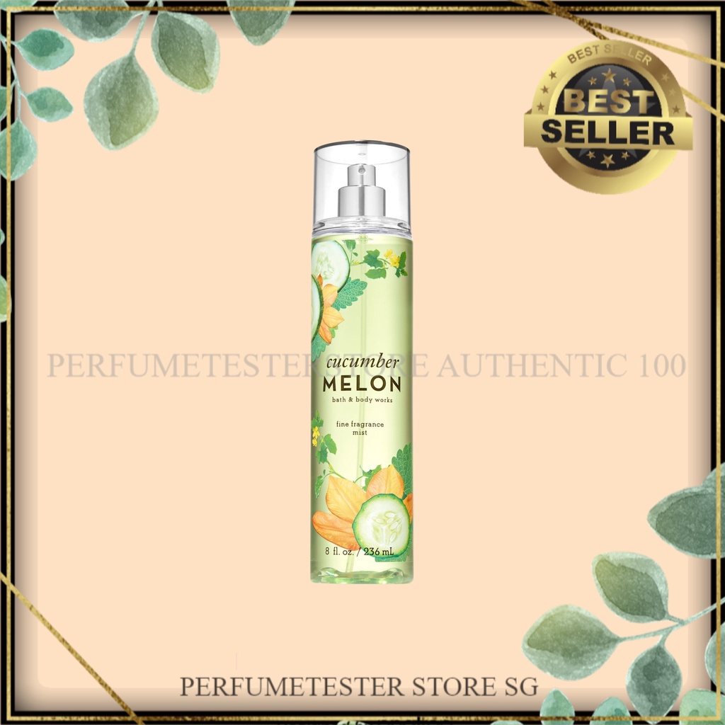 Xịt thơm  toàn thân Bath and Body Works Cucumber MeLon 30ml/50ml/100ml ⁻ ᴾᴱᴿᶠᵁᴹᴱᵀᴱˢᵀᴱᴿˢᵀᴼᴿᴱˢᴳ ⁻