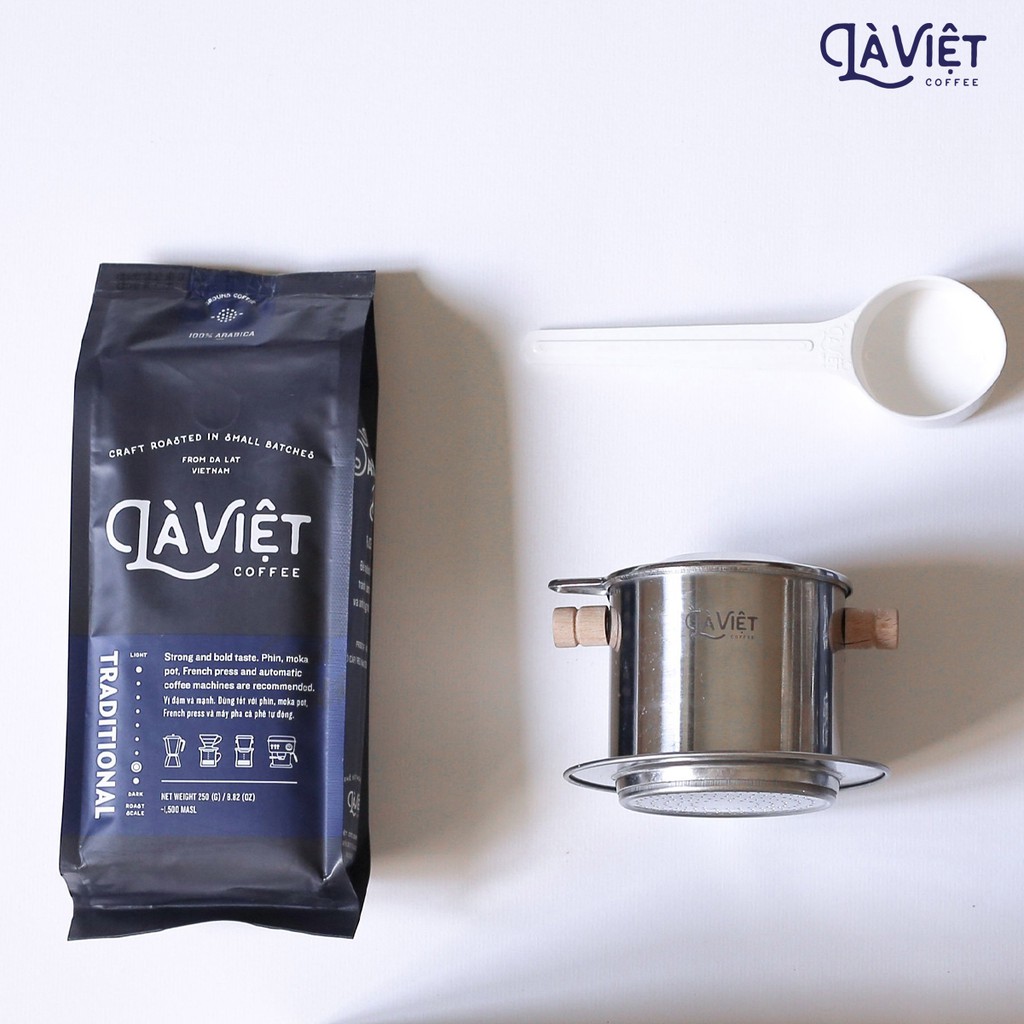[Mã GROXUAN1 giảm 8% đơn 150K] Cà Phê Bột LÀ VIỆT Traditional 100% Arabica 250g Vị Truyền Thống | BigBuy360 - bigbuy360.vn