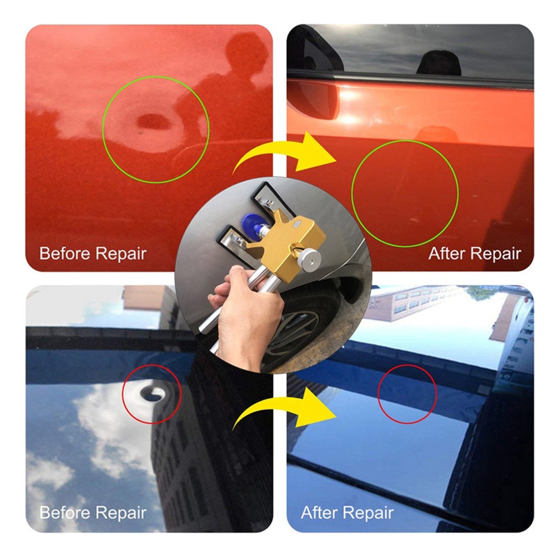 Bộ Dụng Cụ Sửa Chữa Vết Lõm Thân Xe Hơi Có Giác Hút Tiện Dụng