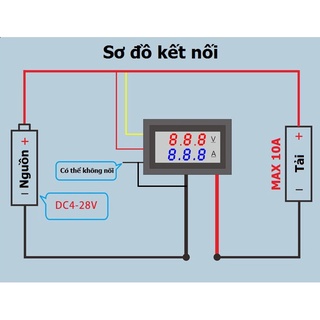 Module đo dòng và áp DC 0-100V 10A