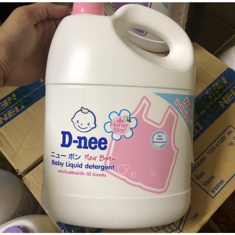 Nước Giặt Xả D-Nee Can 3000ml Hàng nhập thái Lan