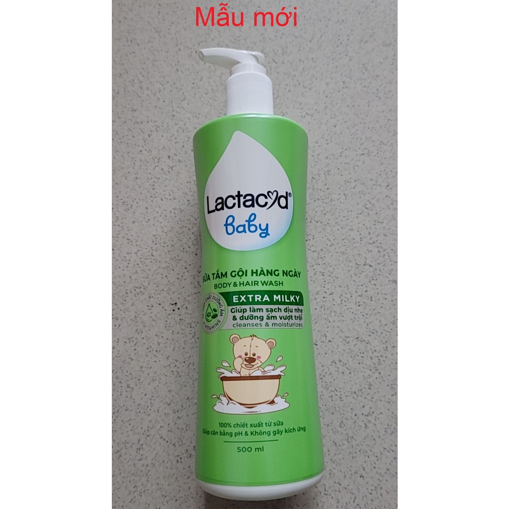 [Chính Hãng] Sữa Tắm Gội Trẻ Em Lactacyd Milky Bảo Vệ, Nuôi Dưỡng Da và Tóc Bé Vượt Trội 250ml, 500ml