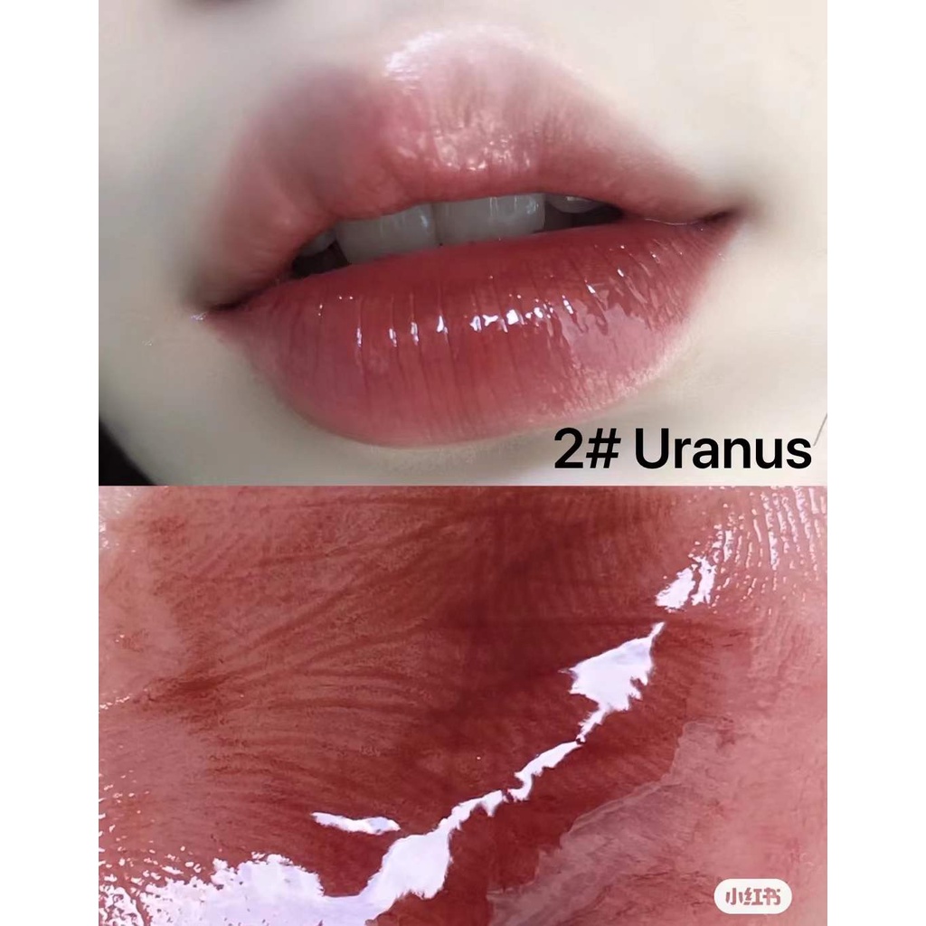 Zhisun Astronaut Lip Glaze Red Brown Neptune Saturn độ ẩm sáng bóng tạo nên chất son lỏng Son bóng