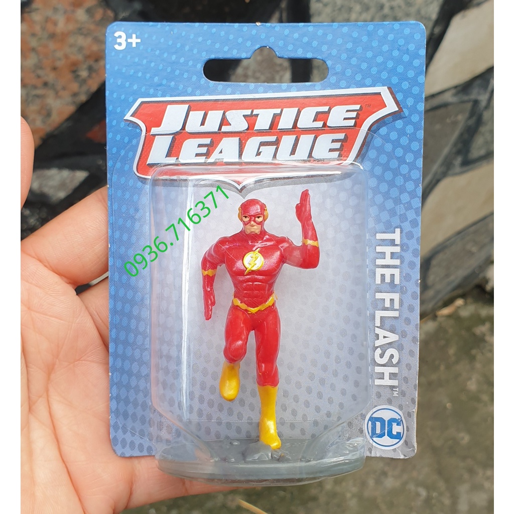 Mô hình nhân vật siêu anh hùng Justice League size mini hàng Mattel Canada