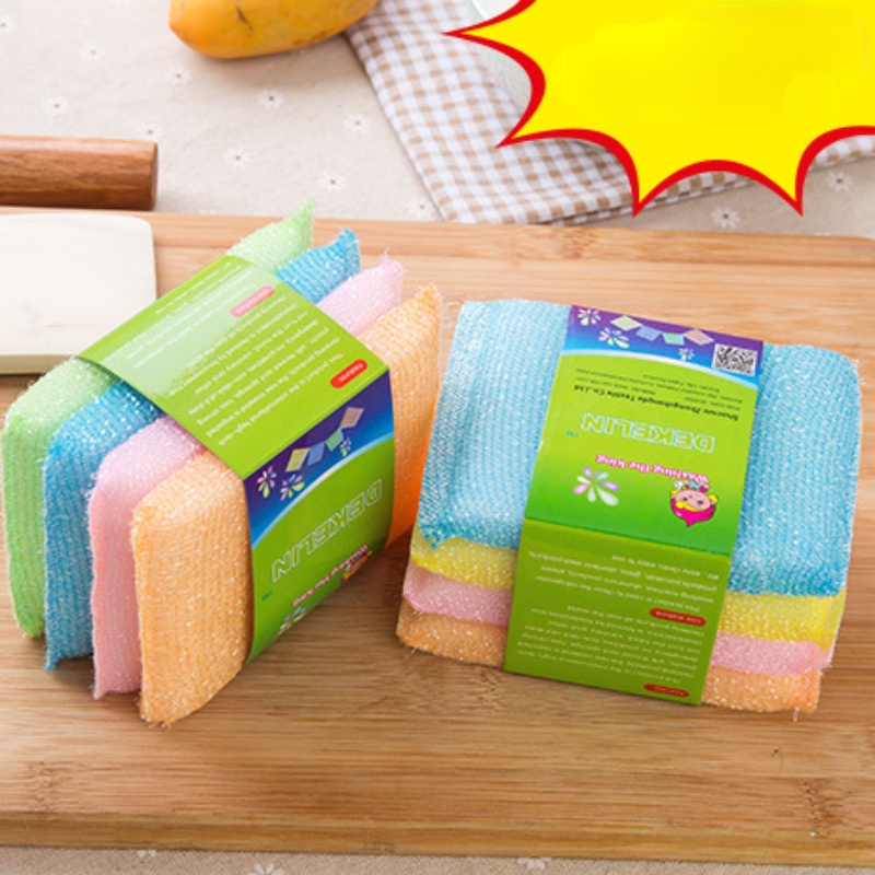 Miếng Bọt Biển Hai Mặt Dùng Rửa Chén / Rửa Chén / Làm Sạch Nhà Bếp Tiện Lợi