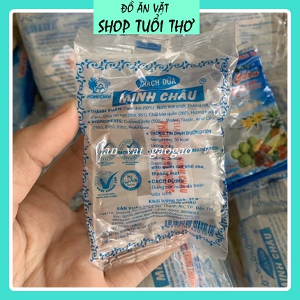 Bịch 22 Gói Thạch Dừa Minh Châu Thạch Rau Câu Ngon Dai Hấp Dân Giá Rẻ