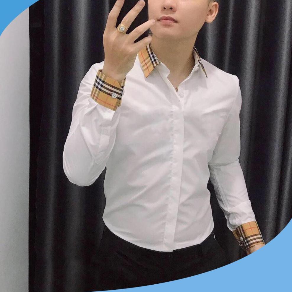 Áo sơ mi - Áo sơ mi lụa cao cấp - Chất liệu lụa mềm mịn, mát mẻ, dáng trẻ trung thanh lịch, mặc bao đẹp