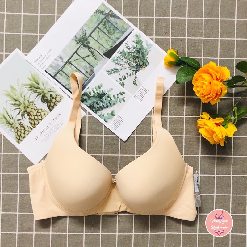 Áo lót có gọng đệm mỏng Thái ôm gọn nâng ngưc khủng chống xệ bigsize SISTER bản to ASH826 EBINU