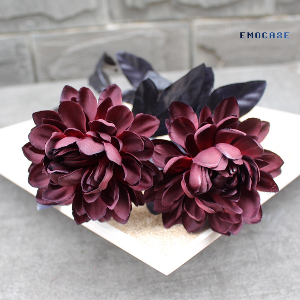 1 Nhánh Hoa Nhân Tạo Bằng Lụa Trong Suốt Trang Trí Tiệc