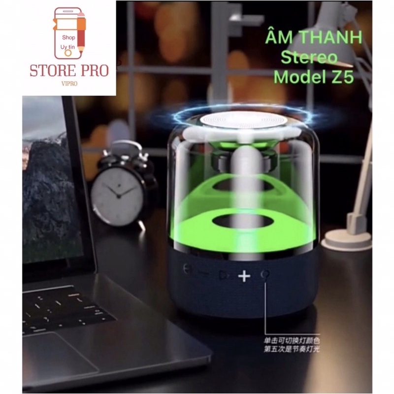 LOA BLUTOOTH SIÊU CHẤT MODEL Z5 [ÂM THANH STEREO] Siêu Bass / Pin Trâu 3-4h chơi Nhạc (bảo hành 12 tháng)