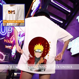 Áo Thun Unisex Tay Lỡ [ Naruto Hiền Nhân Thuật ] Phong Cách Anime