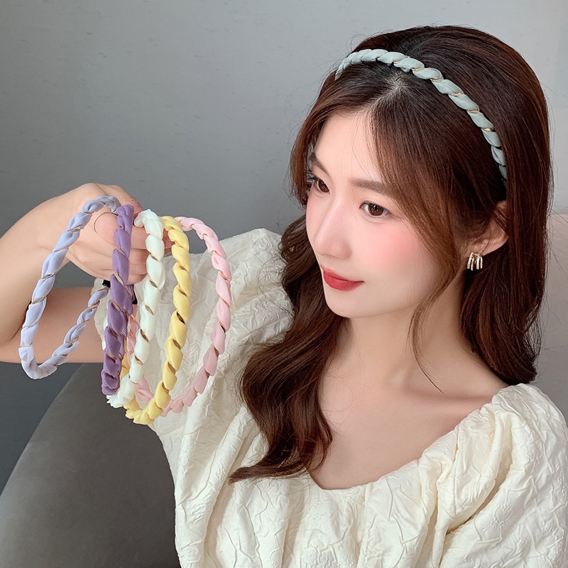 Băng đô cài tóc phối lưới phong cách Pháp