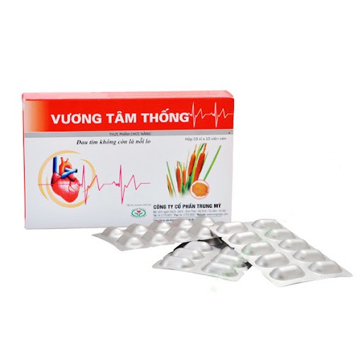 Vương Tâm Thống - hỗ trợ lưu thông tuần hoàn máu,cải thiện như đau thắt ngực, mệt mỏi, hồi hộp, khó thở, đánh trống ngực