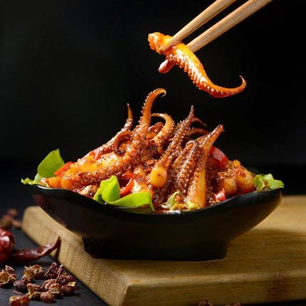 Gói Râu Mực Cay Tứ Xuyên - Gói 12Gr