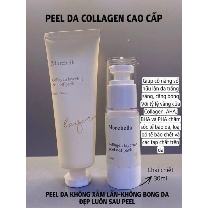 Peel Collagen Morebella căng bóng, trắng sáng 80ml Hàn quốc