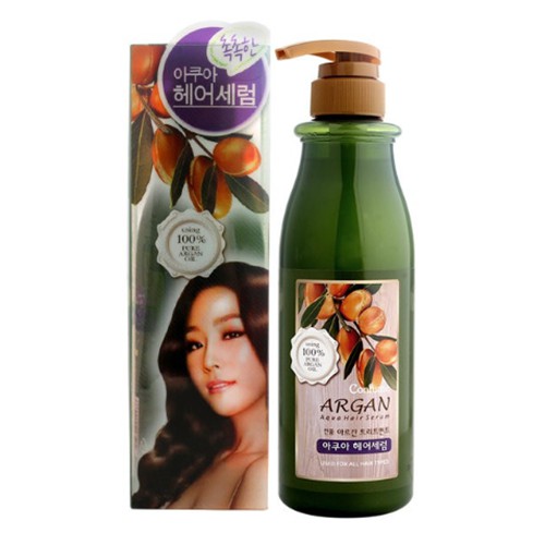 Dưỡng tóc và tạo kiểu tóc hương thảo dược Argan Aqua Hair Serum 500ml