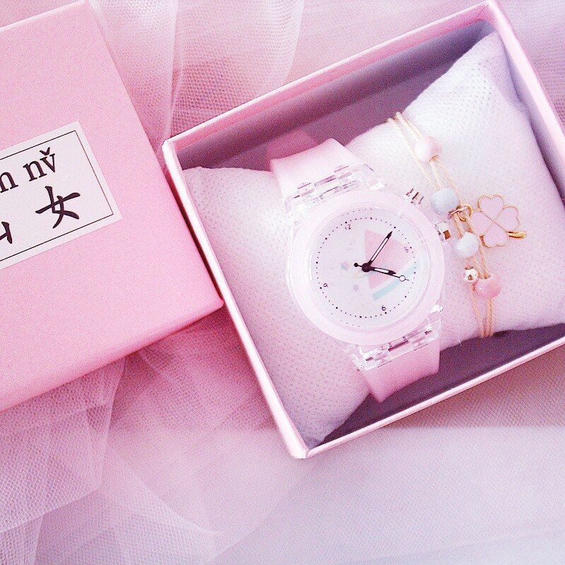 Đồng hồ thời trang nữ Candycat led phát sáng dây silicon MS919 | BigBuy360 - bigbuy360.vn