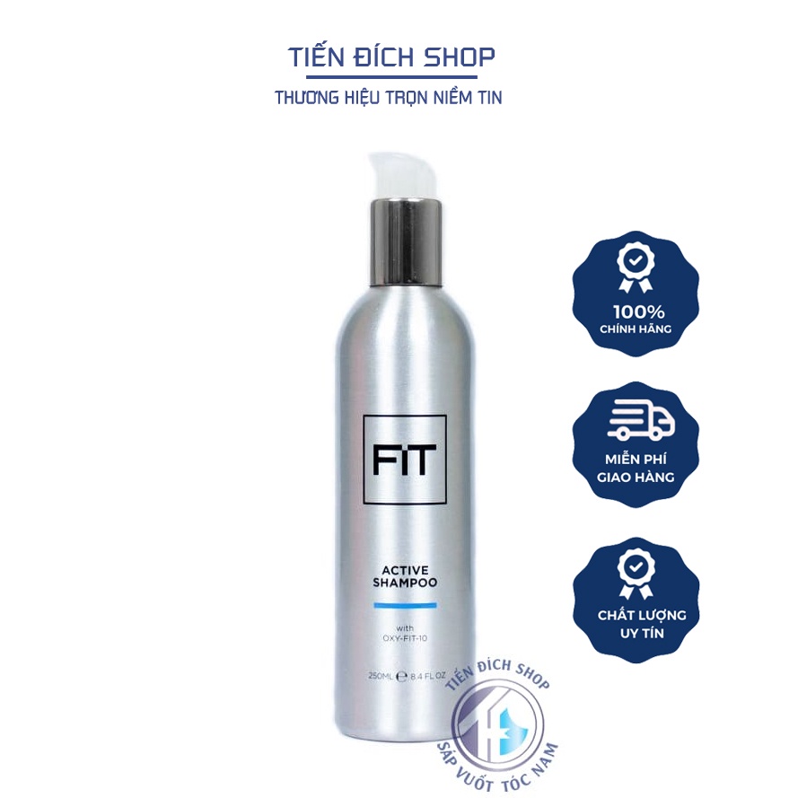 Combo Dầu gội xả FIT Active 250ml cao cấp Anh Quốc/ Tiến Đích Shop - Sáp Vuốt Tóc Nam