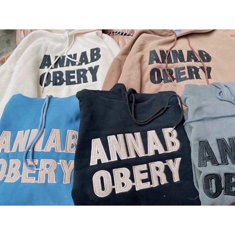 Áo hoodie ANNAB mũ 2 lớp TTA889