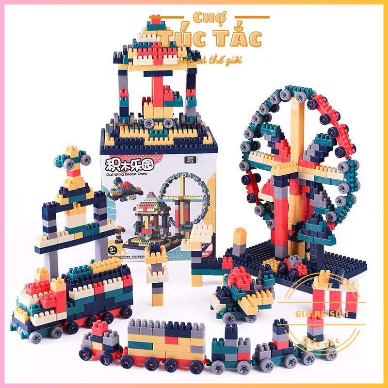 BỘ ĐỒ CHƠI LEGO GHÉP HÌNH 520 CHI TIẾT SIÊU TRÍ TUỆ CHO BÉ YÊU - Chợ Túc Tắc