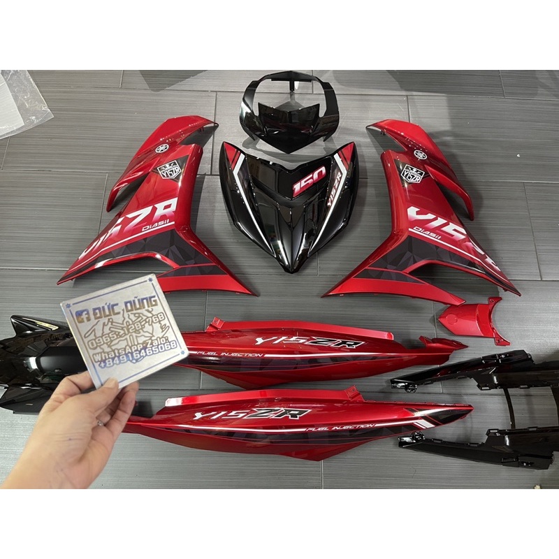 Áo ex 150 đỏ candy đen tem Y15ZR