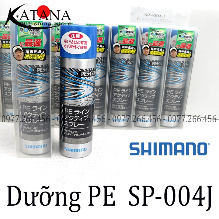 Bảo Dưỡng Dây PE Shimano SP-004J, chống thấm dây câu