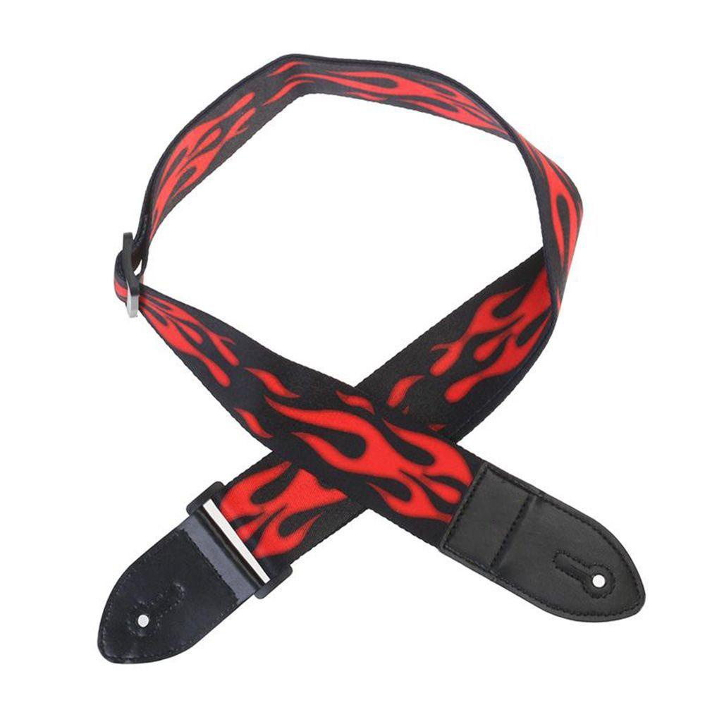 GOGOUP Dây Đeo Đàn Guitar Bằng Da PU Nhiều Màu Sắc Có Thể Điều Chỉnh Ánh Sáng