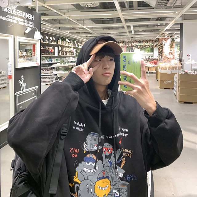 [Video + Out Fit] Áo Hoodie KAWS Effect, form đứng Unisex , Hoodie Hottrend 2020.TapHoaSonline