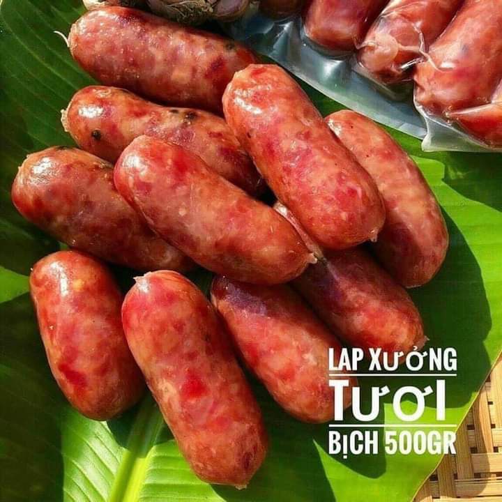 1kg Lạp Xưởng Long An 85-90% Nạc