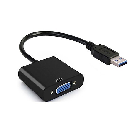 Cáp Chuyển Đổi USB 3.0 Sang VGA, USB to VGA - dùng cho laptop, máy tính