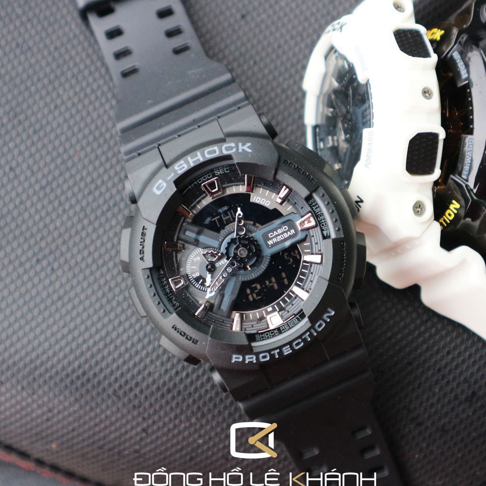 ĐỒNG HỒ THỂ THAO NAM G SHOCK GA 110 1B FULL ĐEN – CÁ TÍNH – MẠNH MẼ