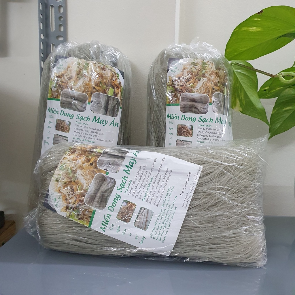 [Đặc sản Nam Định] 1 kg Miến Dong Sạch Dai mềm - Để ăn, Làm quà biếu
