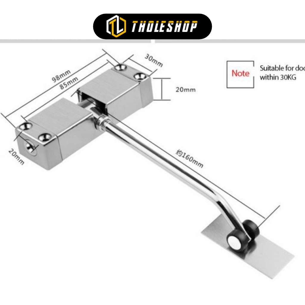Thiết Bị Đóng Cửa Tự Động - Bản Lề Tự Đóng Cửa Giảm Tiếng Ồn Cho Văn Phòng, Cửa Hàng 9793