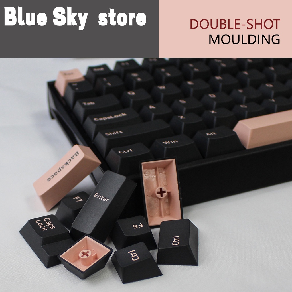 PBT keycaps/Double shot molding/cherry profile/Iris/Olivia/ night runner/sonic/WOB/BOW/Striker /GMK keycap