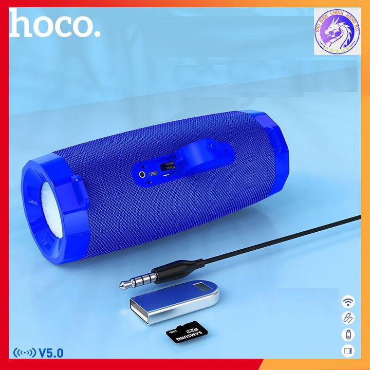 Loa Bluetooth Đa Năng Hoco HK9 BLT5.0, Có Đèn Pin, Công Suất 10W, Có Khe Cắm Thẻ MicroSD - Hàng Chính Hãng, BH 12 Tháng