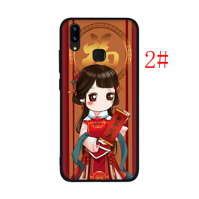 Ốp lưng silicone TPU dẻo họa tiết người đẹp cổ trang cho Samsung A6 A7 A8 A9 J4 J6 J8 Plus 2018 A5 2017 J7 Duo