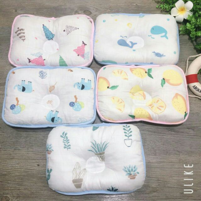 Gối lõm xô sơ sinh chống méo đầu, bẹp đầu hàng Việt Nam