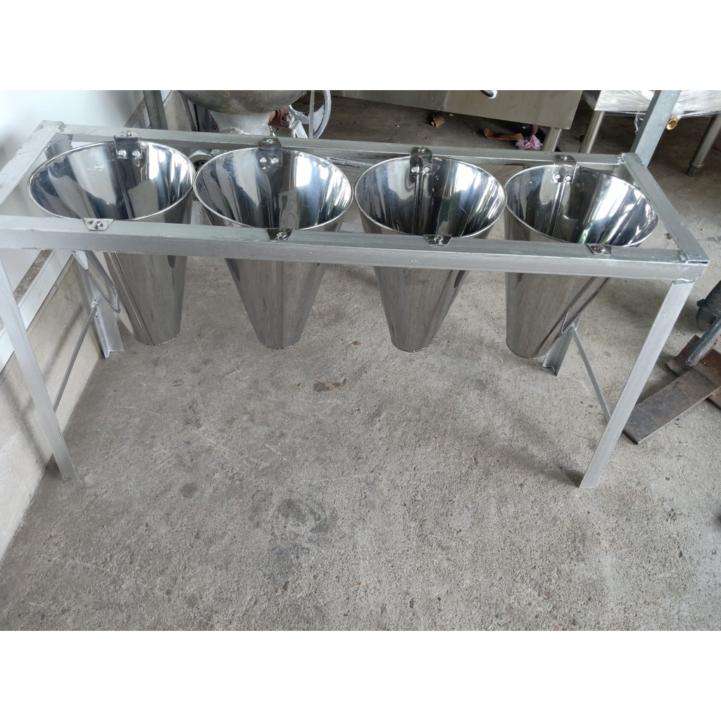 Dàn phễu 4 cắt tiết gà vịt