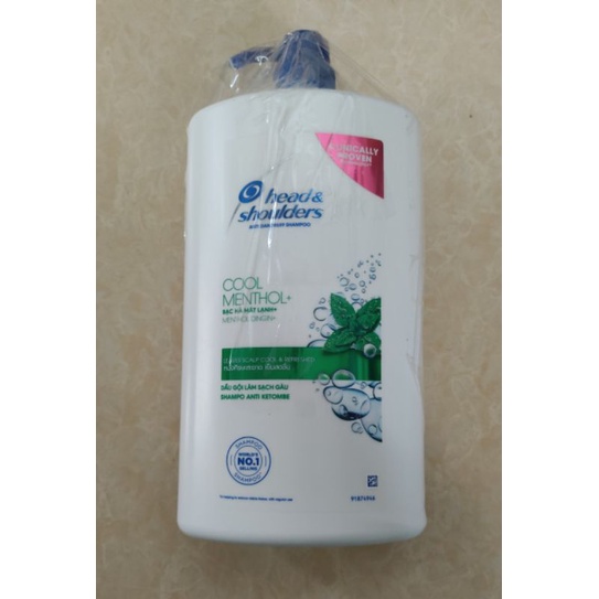 Dầu Gội Head &amp; Shoulders Bạc Hà Mát Lạnh 1800ml (SIÊU TO KHỔNG LỒ)