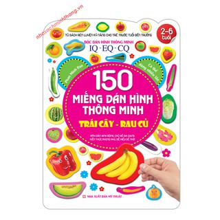 150 Miếng Dán Hình Thông Minh IQ-EQ-CQ - Trái Cây Rau Củ