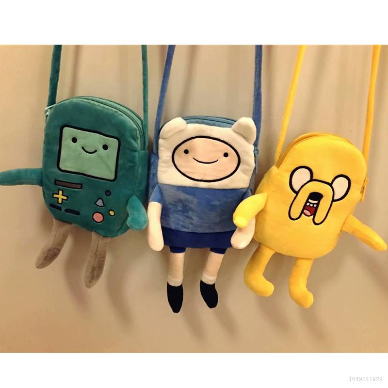 Túi Đeo Chéo Vai Đựng Tiền Xu Hai Lớp Họa Tiết Jason Adventure Time Với Finn Và Jake Dành Cho Nữ
