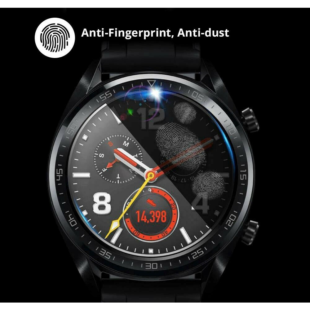 Kính Cường Lực 9H Bảo Vệ Toàn Màn Hình Cho Đồng Hồ Huawei Watch GT2 46mm