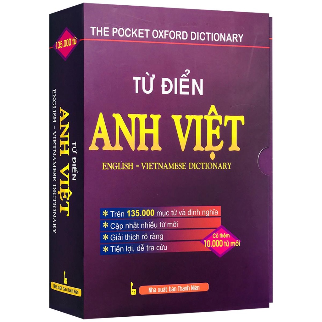 Sách - Từ Điển Anh - Việt - The Oxford Concise Dictionary (30.000 từ đến 145.000 từ, lẻ tùy chọn) - Thanh Hà Books