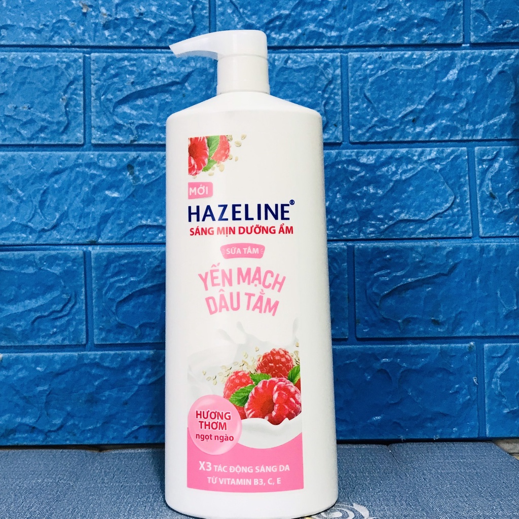 Sữa tắm dưỡng sáng da Hazeline 1kg/chai