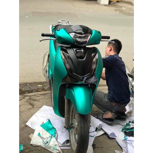 Giấy dán xanh 3 lớp dán ô tô,xe máy và các loại vật dụng