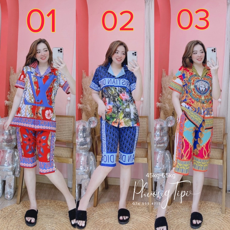 BỘ LỮNG PIJAMA THUN LẠNH 45kg-65kg