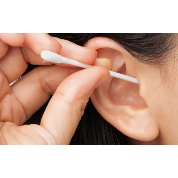 Tăm bông Yumy người lớn, tăm bông vệ sinh tai mũi họng gói 100 que