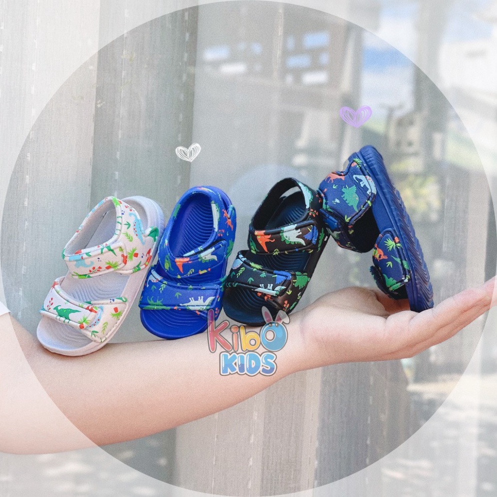 Sandal Xốp Cho Bé Trai Siêu Nhẹ Siêu Bền Size 18-29 Hình Khủng Long