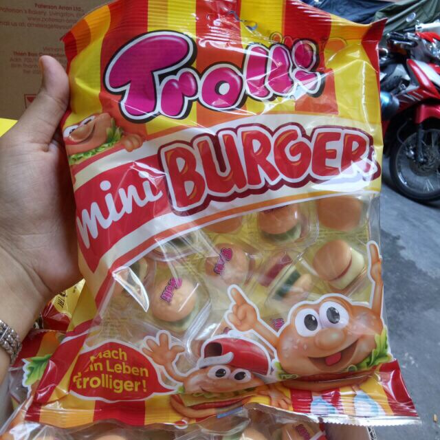 Kẹo dẻo Hamburger trolli Mỹ