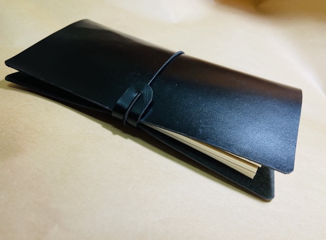 Sổ bìa da thật size 11x20cm. Traveler's notebook